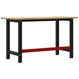 Workbench 140x60x81.5 cm Solid Wood Oak 3309675