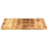Table Top 80x80x3,8 cm Square Solid Wood Rough Mango 371415