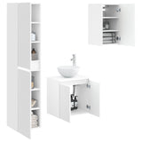 Bathroom Furniture Set 3 pcs White 33 x 34.5 x 160 cm 3406063