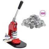 Badge Button Maker with 500 pcs Pinback Button Parts 25 mm 3056503