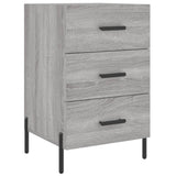 Bedside Cabinet Grey Sonoma 40x40x66 cm Engineered Wood 827674