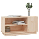 TV Cabinet 80x35x40.5 cm Solid Wood Pine 814404