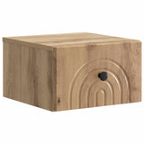 Wall-Mounted Bedside Cabinet 2 pcs Artisan Oak Engineered Wood 898104