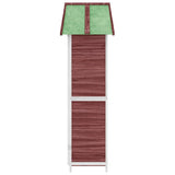 Garden Tool Shed Mocha 89x52,5x175 cm Solid Wood Pine 172245