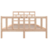 3101343 Bed Frame without Mattress Solid Wood 120x200 cm
