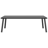 ZNTS Garden Coffee Table Anthracite 110x55x35cm Steel 362813