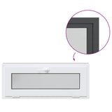 Basement Window RISOR 110x40 cm Tilt 3 Glazing Anthracite 4108467
