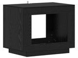 Side Table Black Oak 60 x 40 x 65 cm Engineered Wood 899896