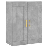 Highboard Concrete Grey 69.5x34x180 cm Engineered Wood 3199549
