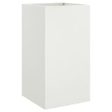 ZNTS Planter White 42x38x75 cm Steel 841578