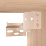 Wall Cabinet 80x30x30 cm Solid Wood Pine 818385