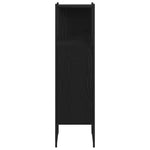 ZNTS Bathroom Cabinet Black Oak 33x33x120,5 cm Engineered Wood 863122