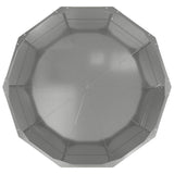 Planter Silver 90 x 90 x 50 cm Galvanised Steel 883757