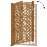 Garden Gate 100x150 cm Weathering Steel Cross Design 4101006