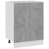 Bottom Cabinet Lyon Concrete Grey 60x46x81.5 cm Engineered Wood 801192