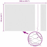 Hexagon Fence Silver 1.5 x 10 m Galvanised steel 42005653