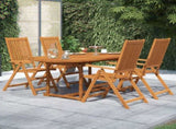 Garden Dining Set Natural wood Solid acacia wood Medium 3079643