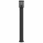 Outdoor Floor Lamps with Outlet 3pcs Black 110cm Stainless Steel 4006380