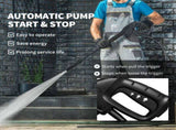 1800W High Pressure Washer, 150 Bar Pressure, 420 L/h Flow, Portable Power Washer Jet Wash Cleaner T3398P317646