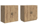 Cabinet Set 2 pcs Artisan Oak Engineered Wood 3416789
