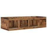 Bed Frame with Storage Old Wood 80 x 200 cm Engineered Wood 3429496