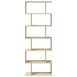 Room Divider Bookcase 6-Tier Sonoma Oak 70x24x193 cm Engineered Wood 858086