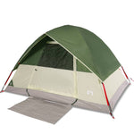 ZNTS Camping Tent Dome 2-Person Green Waterproof 94691