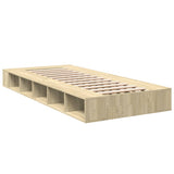 Bed Frame without Mattress Sonoma Oak 100x200 cm 3280512