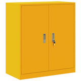 Storage Cabinet Mustard Yellow 80 x 40 x 90 cm Steel 891685