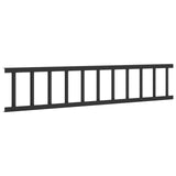 Black 600 x 2.5 x 20 cm Steel 42028476