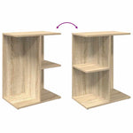 ZNTS Bedside Tables 2 pcs Sonoma Oak 46.5x29x61 cm Engineered Wood 858655