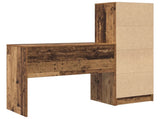 Desk with Drawer with Shelf with Storage 2 pcs Old Wood 3337327