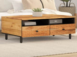 Coffee Table 80x54x40 cm Solid Wood Acacia 356868