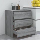 Sideboard Grey Sonoma 70x41x75 cm Engineered Wood 813006