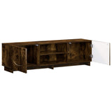 TV Stand 140 x 34.5 x 40 cm Smoked Oak Engineered Wood 8011491
