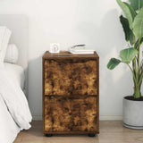 Storage Cabinet Smoked Oak 40 x 48 x 57 cm Engineered Wood 888842