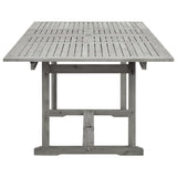 Garden Dining Table x100x75 cm Solid Acacia Wood 316573