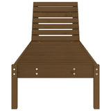 ZNTS Sun Lounger Honey Brown 199.5x60x74 cm Solid Wood Pine 825071