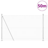 Welded Wire Fence with Concrete Base 50 x 1.4 m 3352360