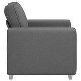 Sofa Dark Grey 100 x 77 x 82 cm Fabric 4105208