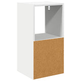 Bedside Table 2 pcs White 30.5 x 27 x 59.5 cm Engineered Wood 8000613