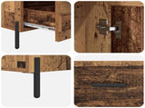 Highboard Corona Old Wood 69.5 x 31 x 115 cm Engineered Wood 882532