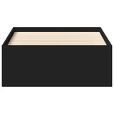 Bed Frame without Mattress Black 75x190 cm Small Single Small Single 3203846