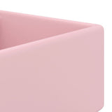 Luxury Basin Overflow Square Matt Pink 41x41 cm Ceramic 146944