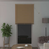 Venetian Blind Light Brown with Pattern 213 x 90 cm 25 mm PVC 42003776