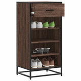 Shoe Rack Brown Oak 48x38x97.5 cm Engineered Wood 849213