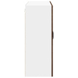 Wall Cabinet LUCCA Brown Oak 80 x 31 x 80 cm Engineered Wood 885062