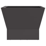 Fire Pit Black 40 x 40 x 35 cm Steel 858908
