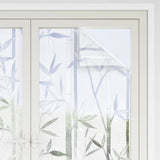 Window Films 4 pcs Frosted Bamboo Pattern PVC 3208960