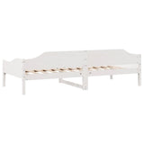 Bed Frame without Mattress White 90x200 cm Solid Wood Pine 850915
